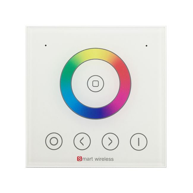 RF 2.4G wall-panel remote control; RGB; Work with: DLV003