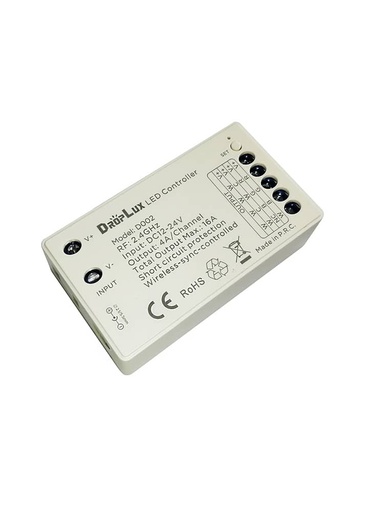 [HX-D002] 4 in 1 controller for DIM/CCT/RGB/RGBW/RGB+W Product via Controller