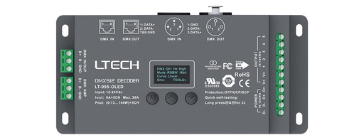 [LT-995-OLED] 05 Channel DMX512 controller LT-995-OLED