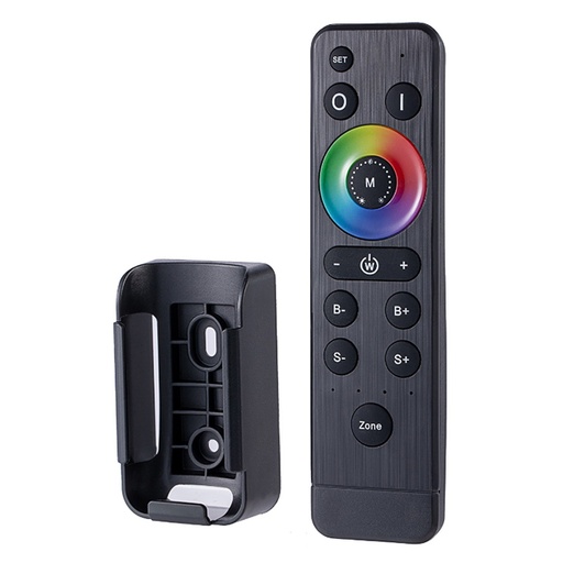 [HX-RFBK-RGB-2.4G] 4-zone remote control for DIM/CCT/RGB/RGBW/RGBCW (5 in 1) To suit D016